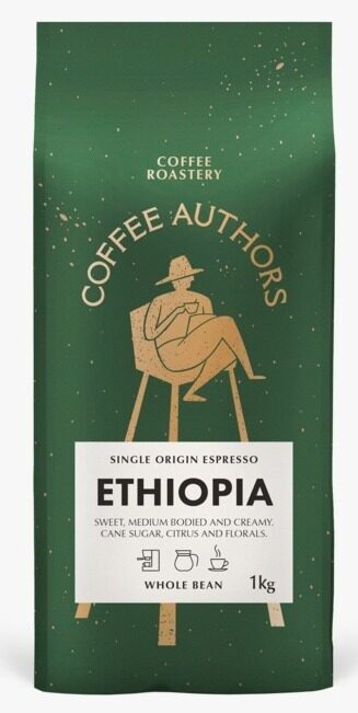 Kalve Coffee Authors - Ethiopia kafijas pupiņas 1kg
